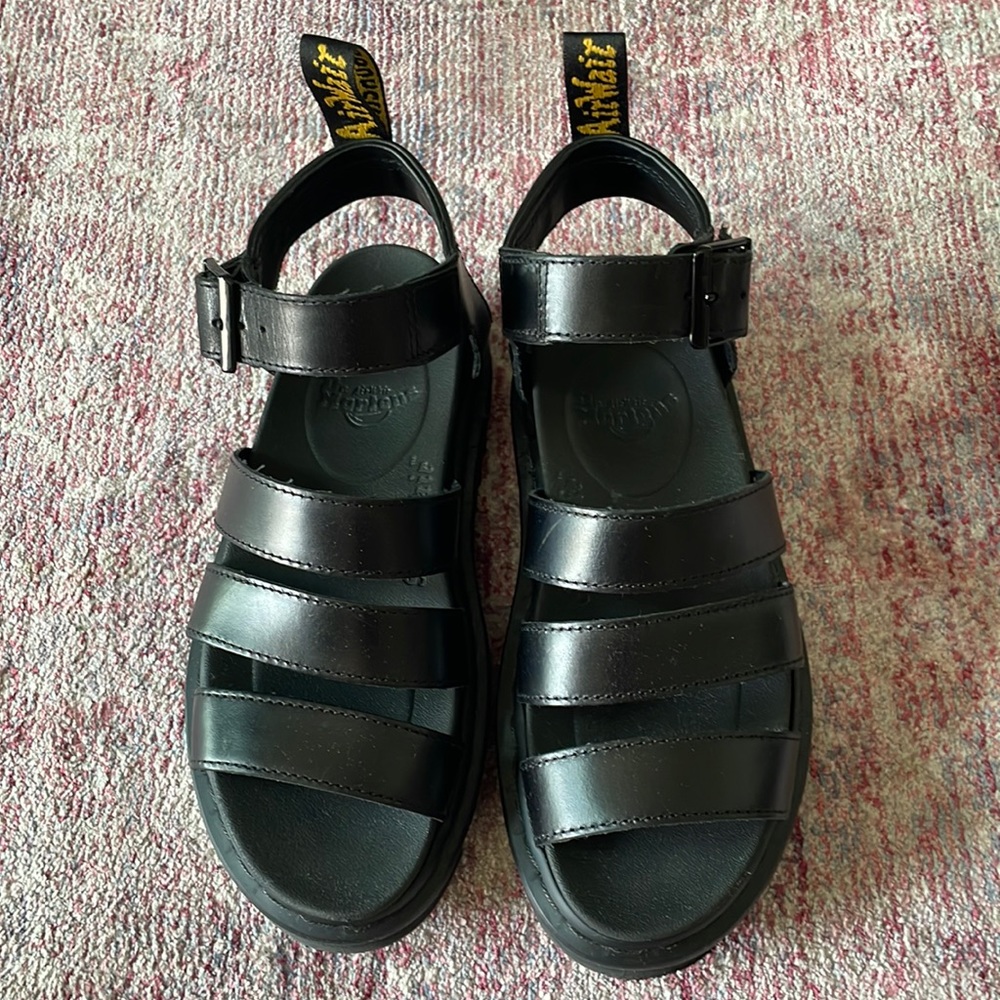 Dr. Martens Blaire Black Sandal